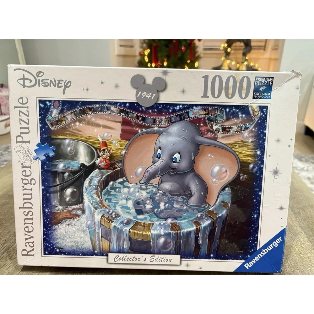 Disney Dumbo 1000 Piece Puzzle Ravensburger Collector's Edition 1941 Vintage
